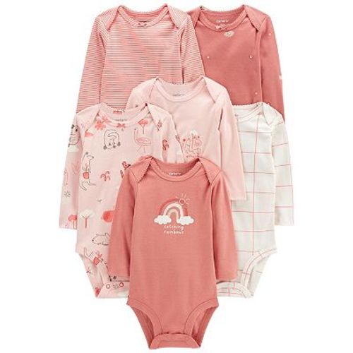 Baby Girl Carter's 6-Pack Rainbow Bodysuits