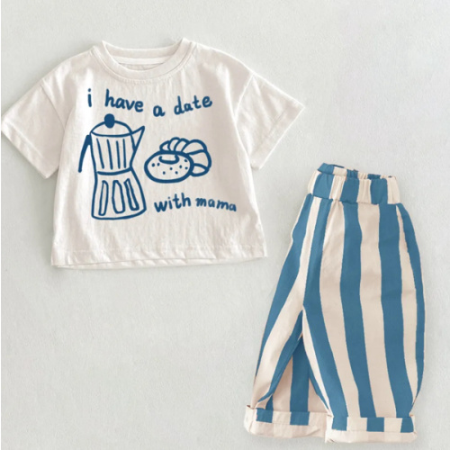 I HAVE A DATE WITH MAMA Baby Toddler Coffee Bread 2-Piece Set