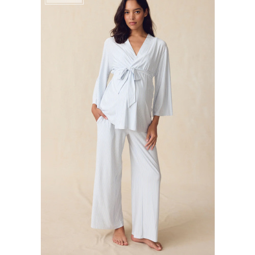 LAKE | Women | DreamModal® Pajamas | Fog Maternity Kimono Bundle