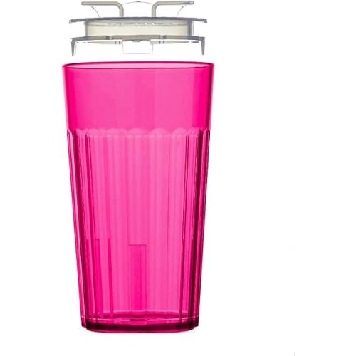 Reflo Smart Cup Bundle (Red 1-Pack) Toddler Transition Weaning Cup, Montessori Self-Feeding Training, Slow-Spill Open-top Design, BPA-Free, Made in USA, E-Guide via QR Code