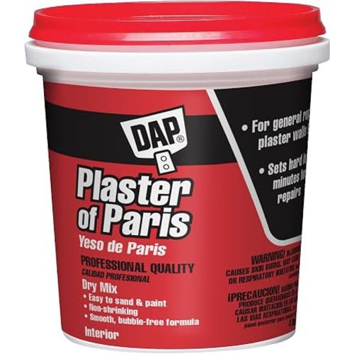 DAP Plaster of Paris (Dry Mix), White, 4 Lb Tub (7079810308)