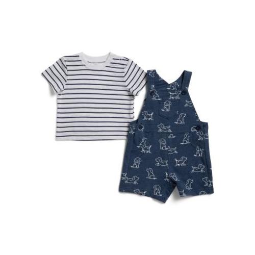 Newborn Boys 2pc Puppy Knit Top And Shortalls Set | Kids & Baby | TJ Maxx
