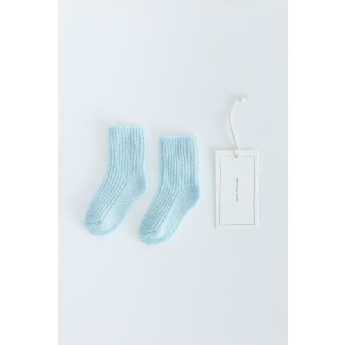 Zara Timeless - Cashmere Socks - Sky blue | ZARA United States