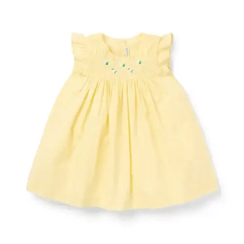 Baby Dawn Yellow Baby Embroidered Floral Dress by Janie and Jack