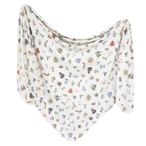 Copper Pearl Baby Swaddle Blanket - Premium Knit Baby Blanket, Large Soft Stretchy Receiving Blankets for Baby Boy and Girl, Swaddles for Newborn, Infant, and Toddler (Wizarding World™)