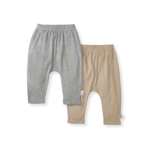 Hummus Organic Cotton Pants Pack of 2 – Burt's Bees Baby