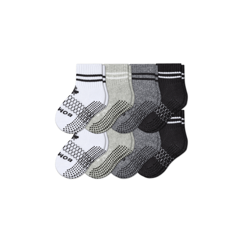 Toddler Gripper Calf Sock 8-Pack