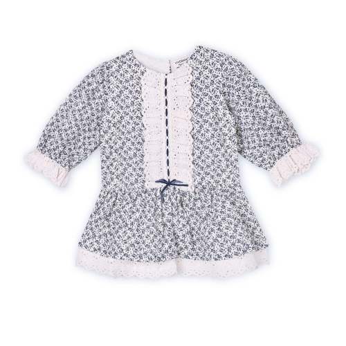 Floral and Lace Baby Dress & Bloomer SET (Organic)