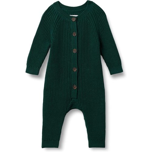 Amazon Essentials x Sofia Grainge Unisex Babies' Cotton Knit Playsuit