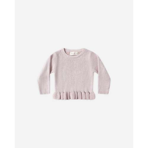 Rib Knit Peplum Top || Lilac – Quincy Mae