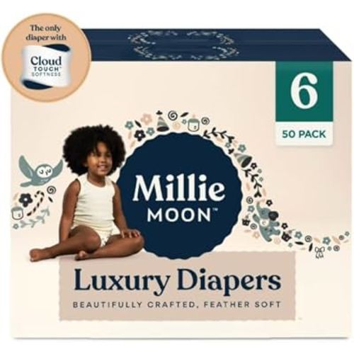 Millie Moon Premium Luxury Diapers (6, 50, Count)