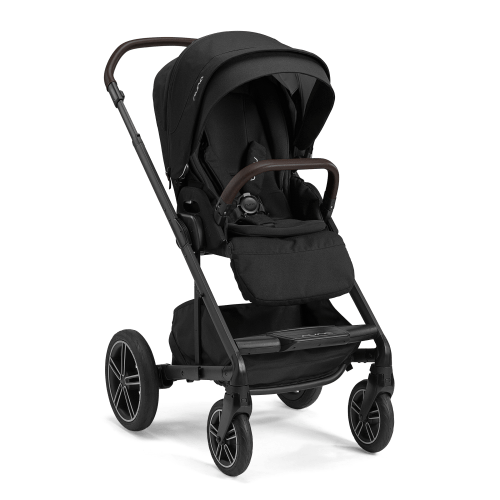 Nuna MIXX Next Stroller w/ Magnetic Buckle - Caviar/Chocolate