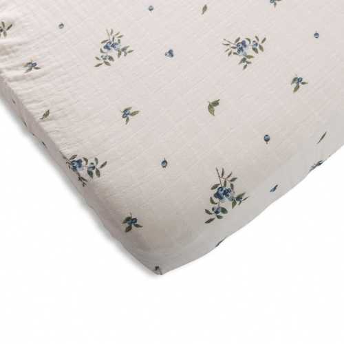 Baby Crib Fitted Sheet - Blueberry – CLÉMENT