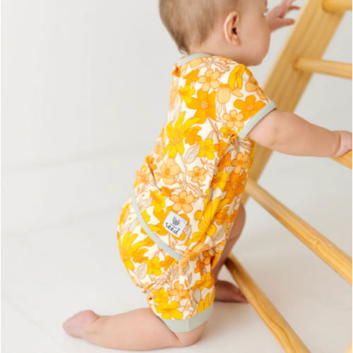 Fallin' for Blooms Shorty Romper