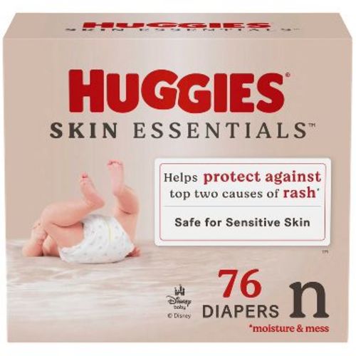 Huggies Skin Essentials Luxury Diapers - Newborn - 76ct