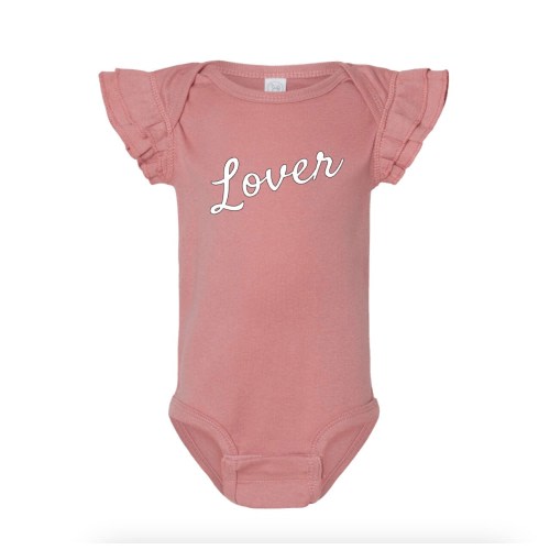 Baby Swiftie | Lover Ruffle Sleeve Onesie | Eras | Baby Shower | Infant | Gift