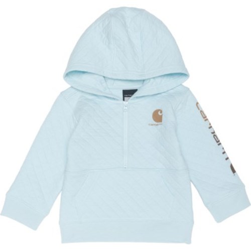 Carhartt Infant Boys CA6702 Quilted Hoodie - Zip Neck, Insulated