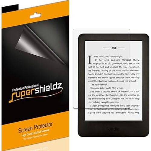 Supershieldz (3 Pack) Anti-Glare (Matte) Screen Protector for all-New Kindle and Kindle Kids 6-inch (11th/10th Generation, 2024/2022/2019)