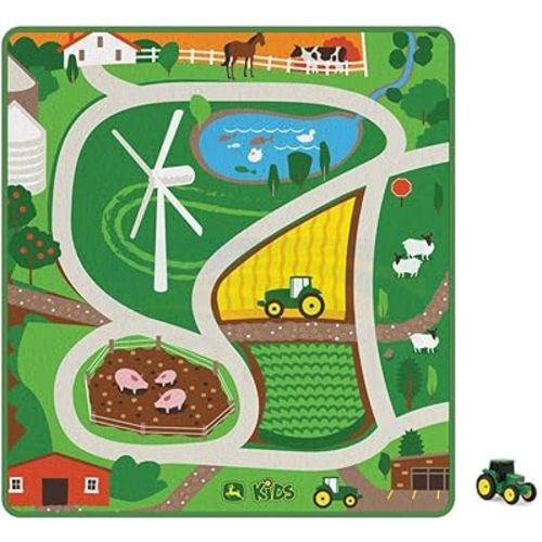 John Deere Farm PlayMat with Tractor - LP84431-TRACTOR