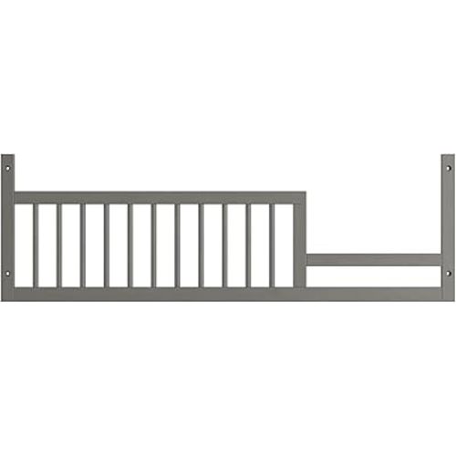 Child Craft Toddler Bed Guard Rail Converts Surrey Hill and Cranbrook 4-in-1 Convertible Cribs into Toddler Bed, Made of Pinewood, Non-Toxic Finish (Lunar Gray)