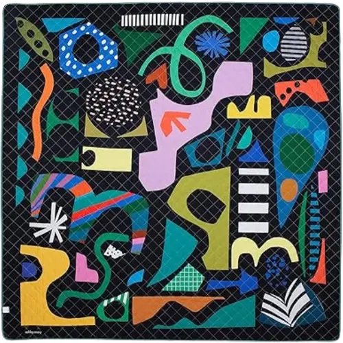 Waterproof Playmat for Babies, Toddler, Kids, Boys & Girls - Lightweight, Portable & Foldable Baby Play Mat - Waterproof Activity Playmats (Rock Candy)