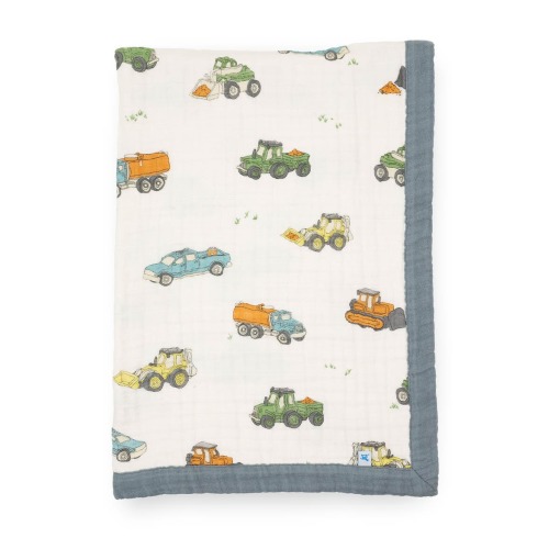 Cotton Muslin Baby Quilt, One Size