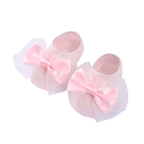 Ticikt Baby Booties New Born Toddler First Walkers Non- Stay On Boots Crib Shoes Sock Warm Knit Booties,Color:Pink