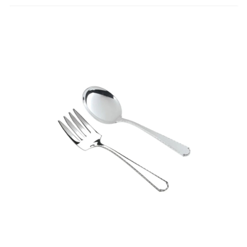 Sterling Silver Virginia Fork & Spoon Set | Over The Moon