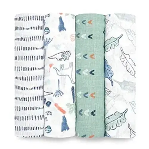 aden + anais swaddle blanket 4 Pk, Dinotime
