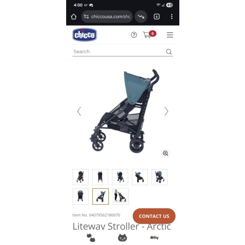 Liteway Stroller - Arctic