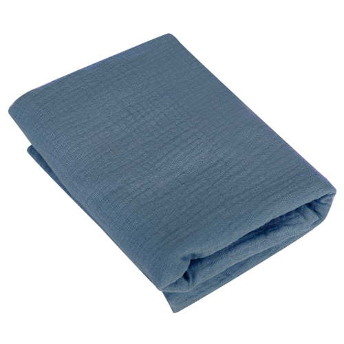 Baby Lounger Cover, Baby Lounger Slipcover Double Layer Cotton Yarn For Baby Bed For Baby Lounger Denim Blue