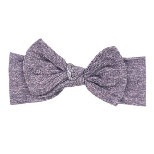 Copper Pearl Baby Bows: Stylish Headbands for Baby Girls, Premium Soft and Stretchy Baby Headbands, Perfect for Newborns, Trendy Designs - Violet