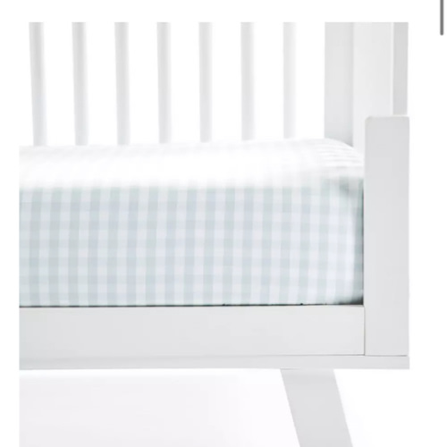 Gingham Crib Sheet | Serena and Lily