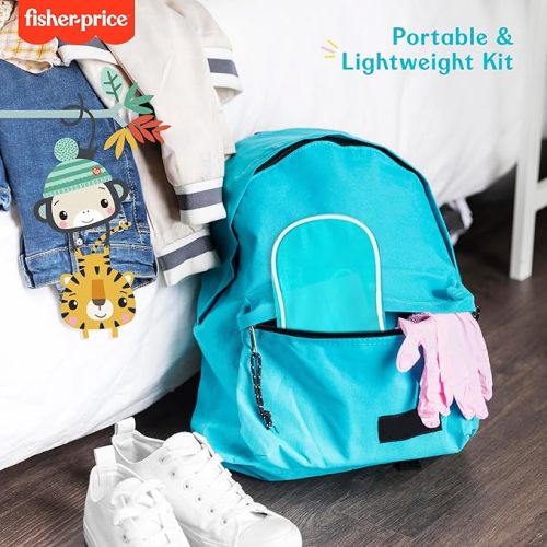 Fisher-Price 6-Piece Baby Healthcare Kit, Newborn Essentials, Baby Gift Set, Includes Medicine Dispensers, Aspirator, Baby Nail Clippers, Baby Thermometer - 6 Piece Set