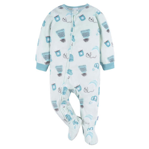 Baby & Toddler Neutral Winter Items Footed Fleece Pajamas – Gerber Childrenswear
