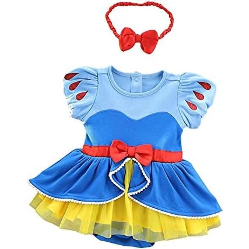Dressy Daisy Baby Girls Princess Costume Romper, Blue, Size 0-3 Months