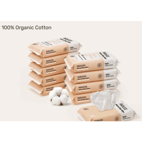 100% Organic Cotton Baby Wipes With Hydra Vitamin B5™