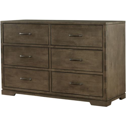 Westwood Design Dovetail 6 Drawer Dresser in Graphite DV-DD-6908LD-GRA