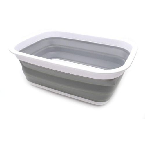 SAMMART Collapsible Tub 9.2L (2.37Gallon) Gray