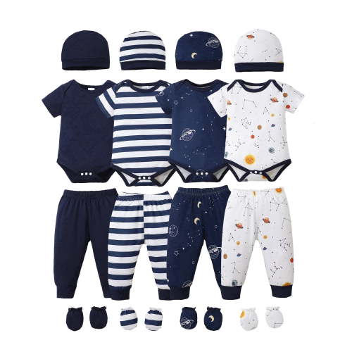 Kimi bear, Newborn Baby Boys Layette Gift Set, 3-6 Months, Blue