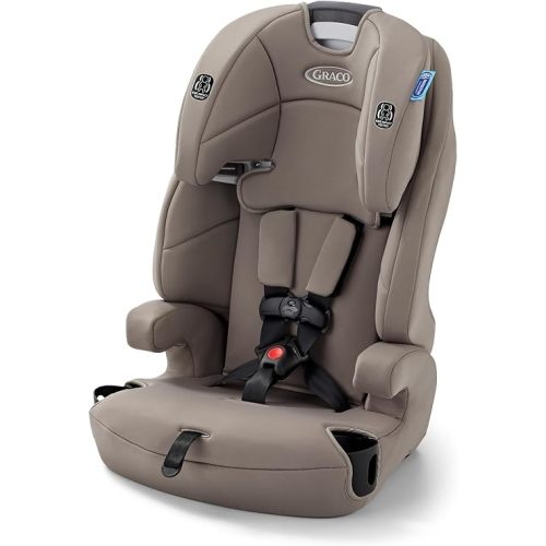 Graco® Tranzitions 3-in-1 Harness Booster Car Seat, Forward Facing Car Seat, Highback, to Backless Booster, Cinder