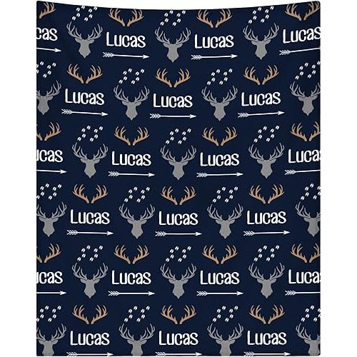 Personalized Baby Blanket with Name, Custom Baby Blanket for Boys or Girls, Soft Flannel Throw for Newborns & Kids