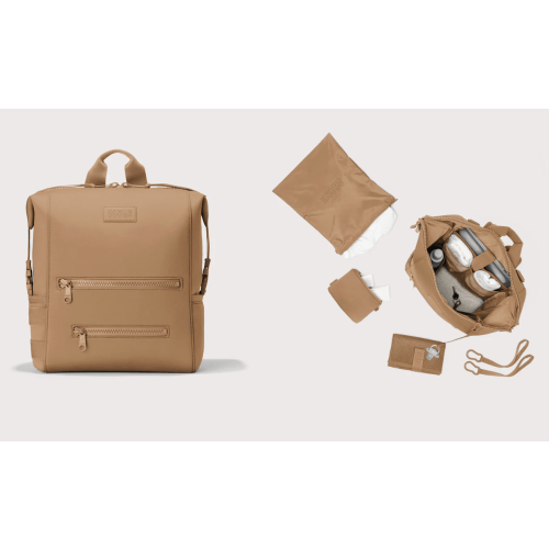Indi Diaper Backpack in Camel, Large