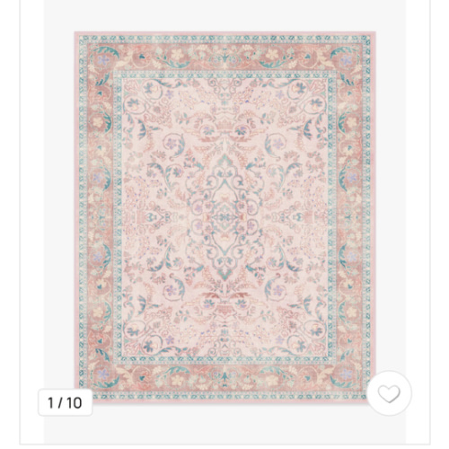 Bridgerton Fit For A Queen Soft Rose Tufted Rug | Ruggable