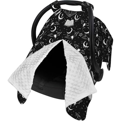 Gothic Car Seat Cover Baby Stuff Western Infant Carseat Covers Baby Girl Highland Car Seat Canopy Boy Winter Multi Use Nursing Cover for Newborn Carseat Canopy Nursing Covers Newborn Shower Gift