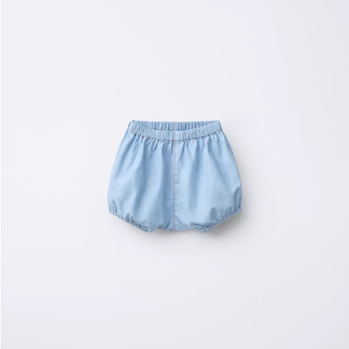 DENIM BLOOMERS - Mid-blue | ZARA United States
