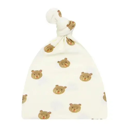 Teddy Top Knot Hat