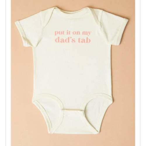Put it on Dads Tab Bodysuit