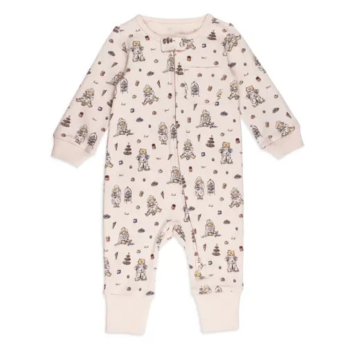 Sweet Paddington | Organic Zipper Romper 9-12m