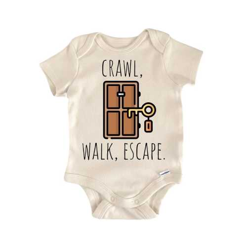 Escape Room Puzzle Baby Onesie® Newborn Cotton Bodysuit Baby Shower Gift